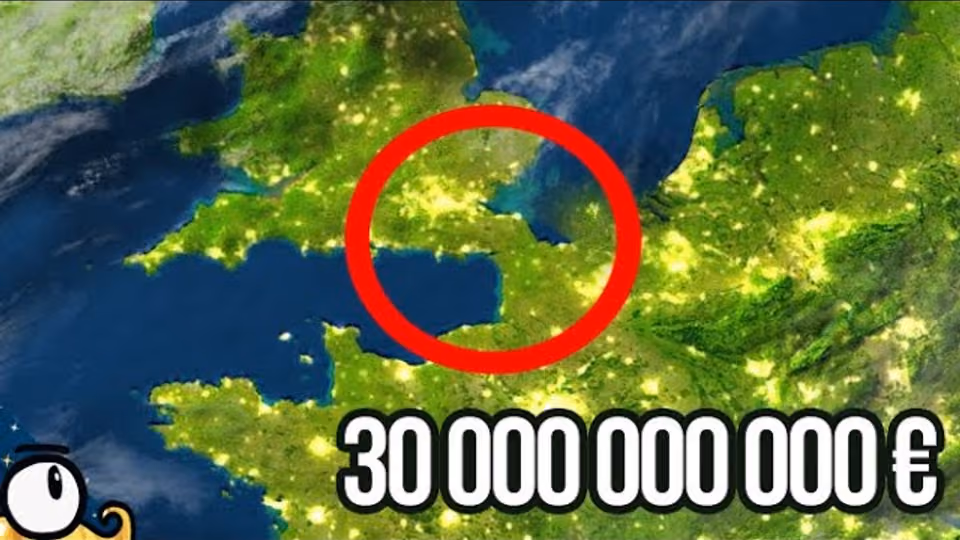 Ce PROJET à 30 milliards € ! (Relier France Angleterre)