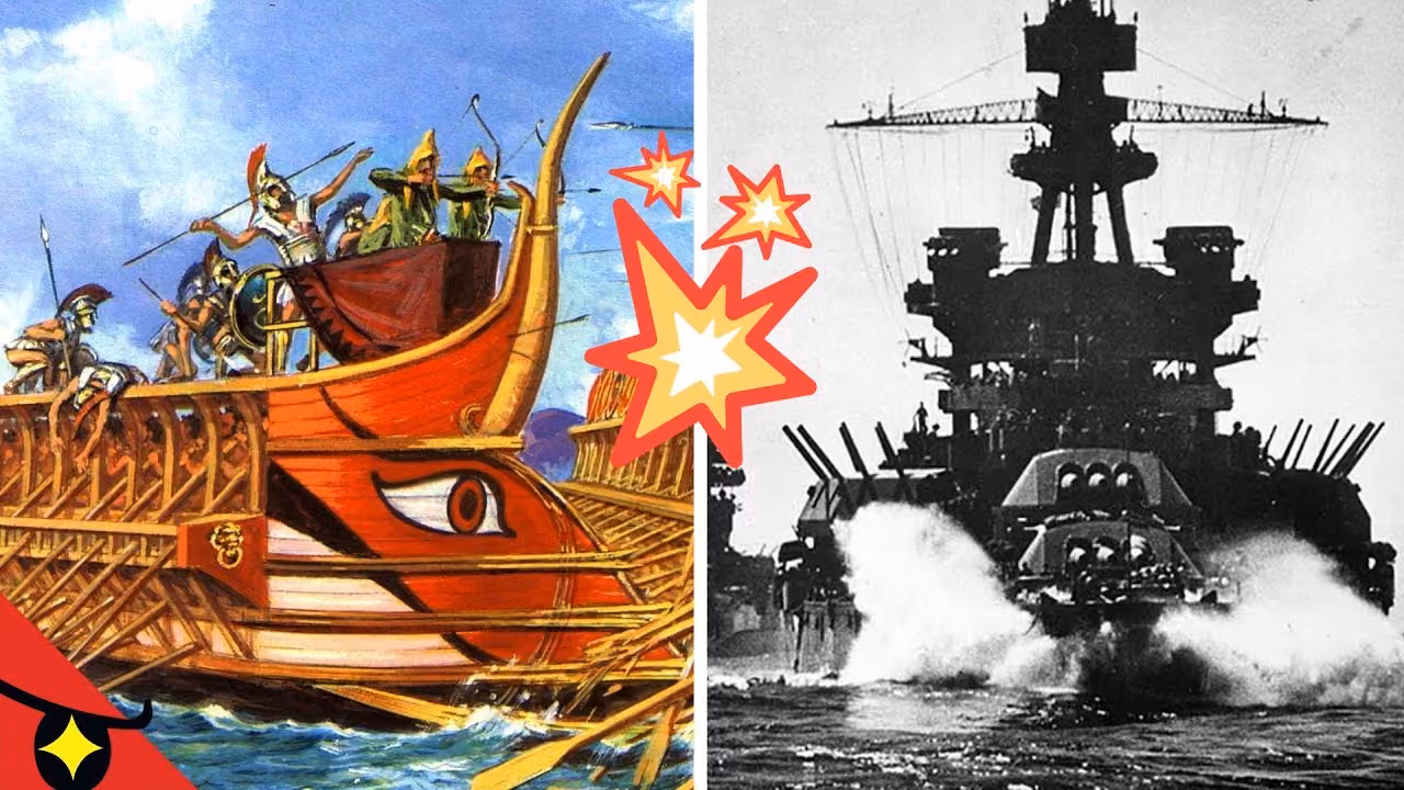 7 BATAILLES NAVALES les plus GRANDES de l'Histoire