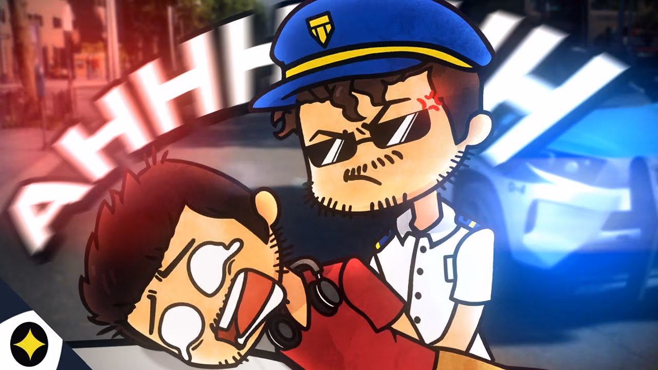 Je teste mon premier RP R*CISTE !! (Police simulator)