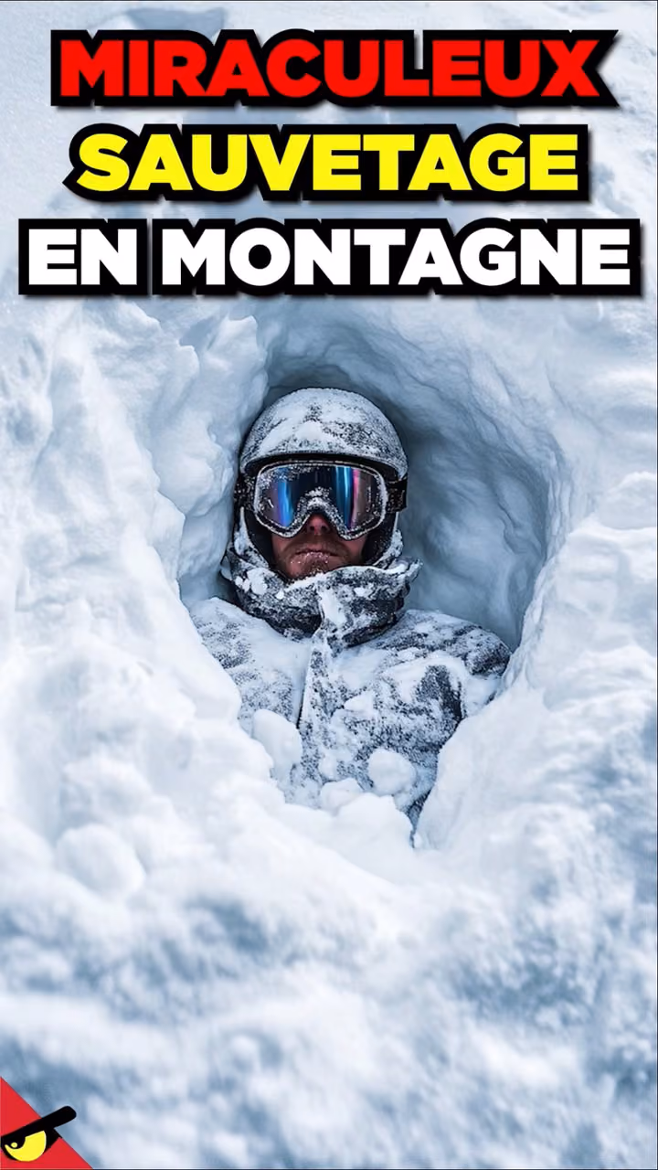 Il sauve un SNOWBOARDER coincé sous la NEIGE !
