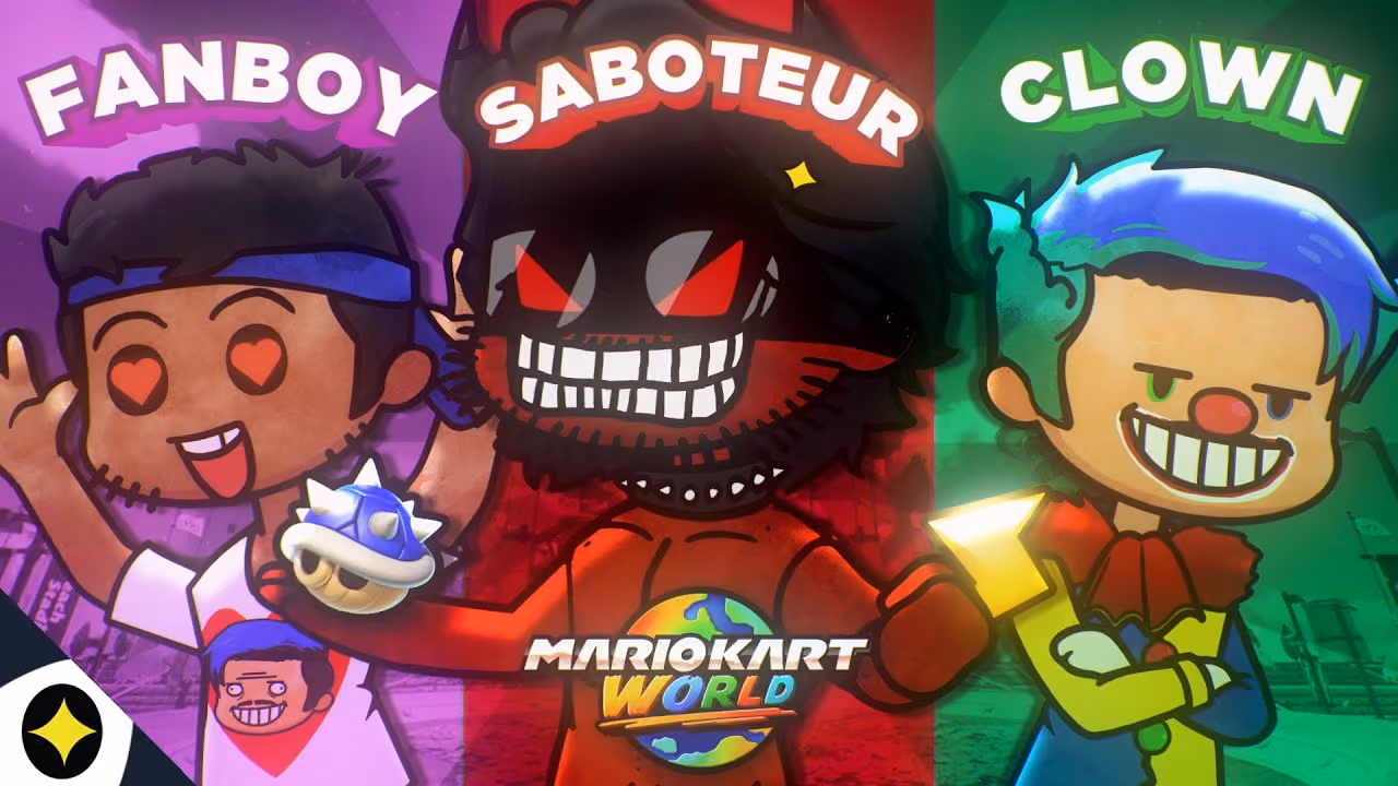 MARIO KART mais j'ai rajouté des rôles !