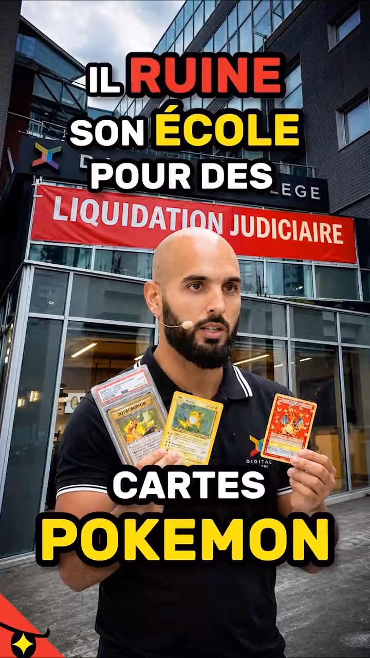 Il RUINE son ÉCOLE pour des CARTES POKÉMON