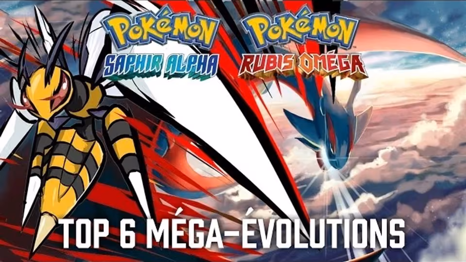6 MEGA-ÉVOLUTIONS LES PLUS FORTES dans Pokémon Rubis Oméga Saphir Alpha