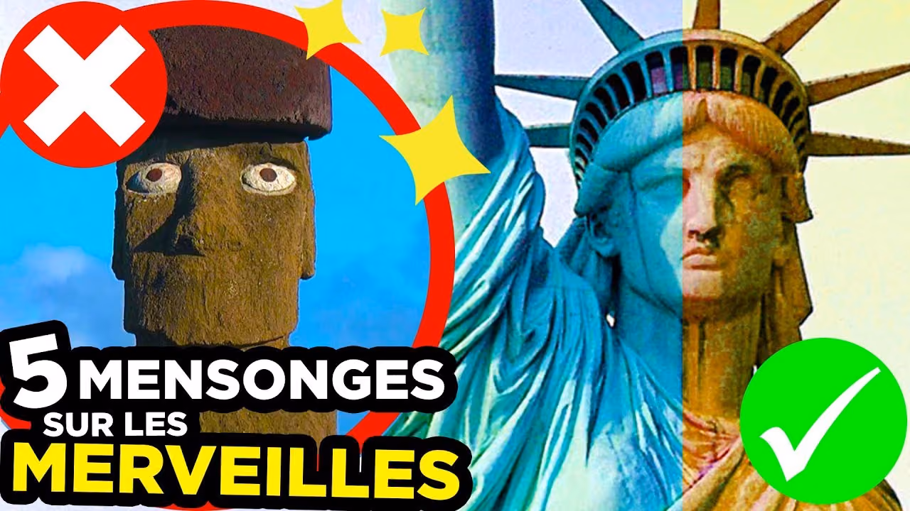 5 MENSONGES sur les MERVEILLES du MONDE