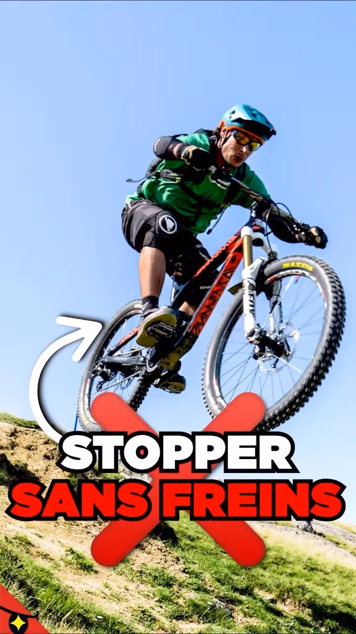 Comment SURVIVRE si tes FREINS de VÉLO lâchent en DESCENTE