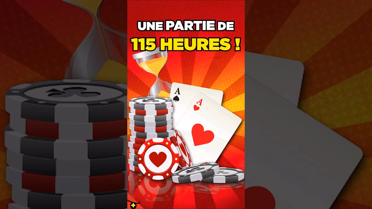 Il a joué au POKER pendant 115 HEURES